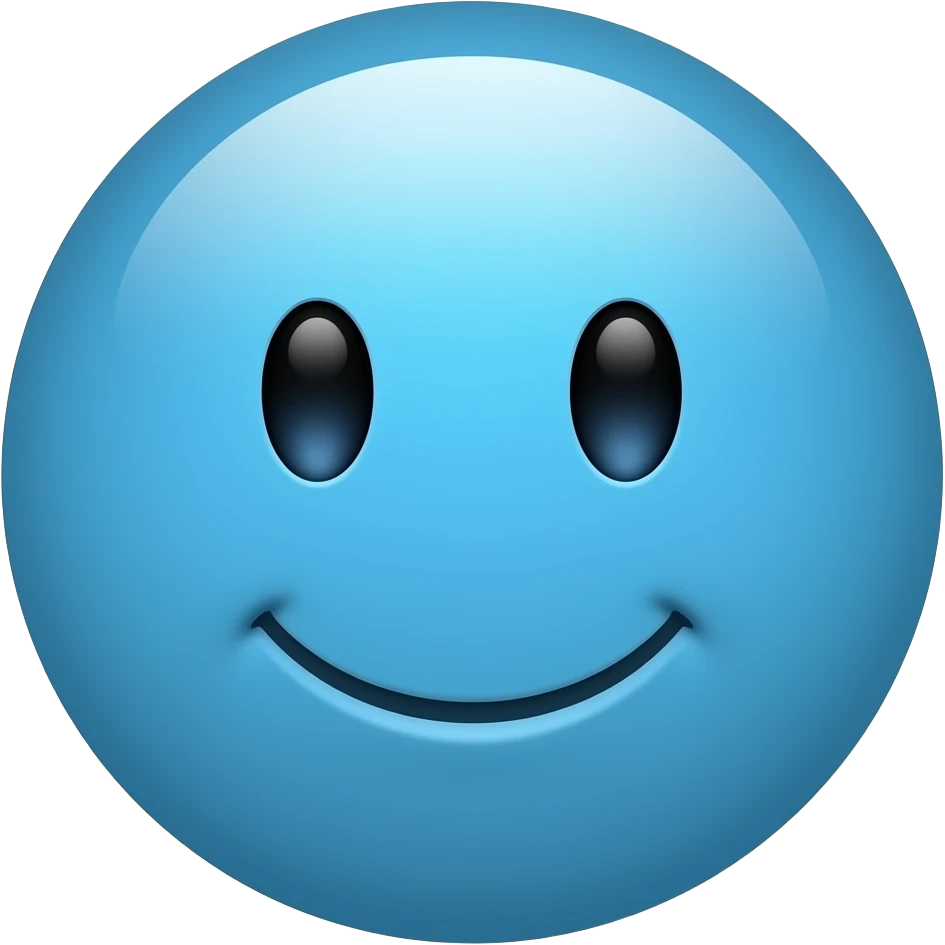 Blue emoji emoji