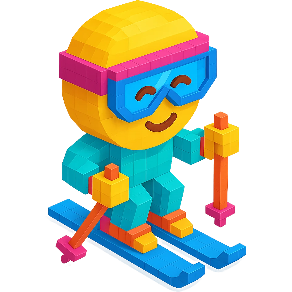 skiing  emoji