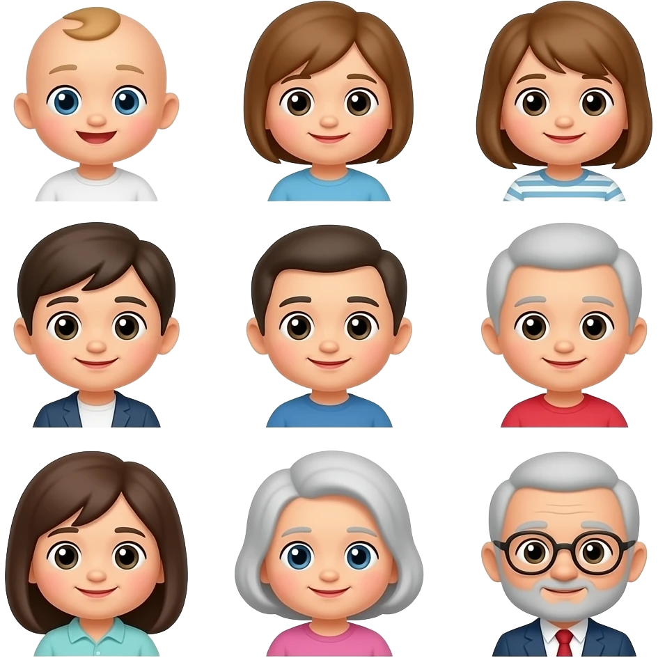 Que emoji puedo usar para referirme a la edad de una persona que no sea un pudin de cumpleaños emoji