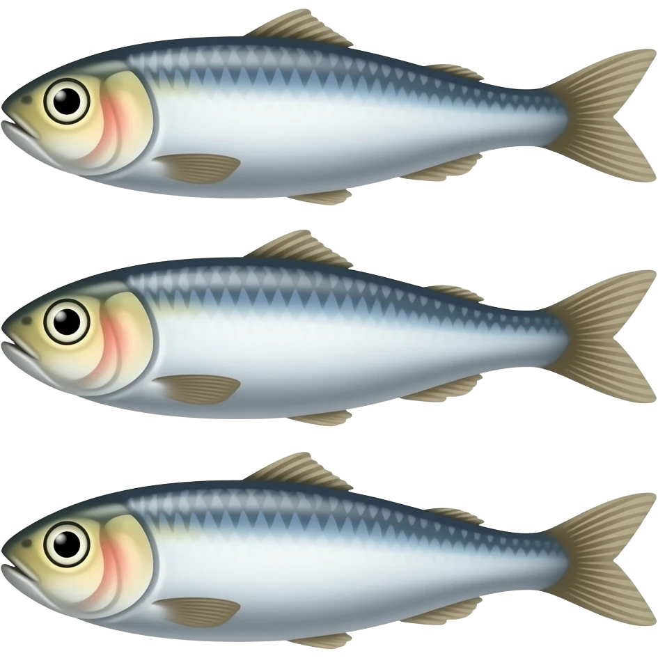 Sardines emoji