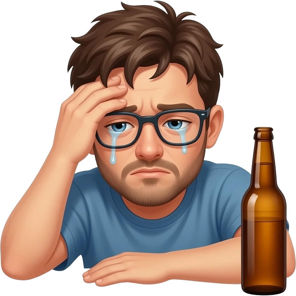 I've got a bit hangover. emoji