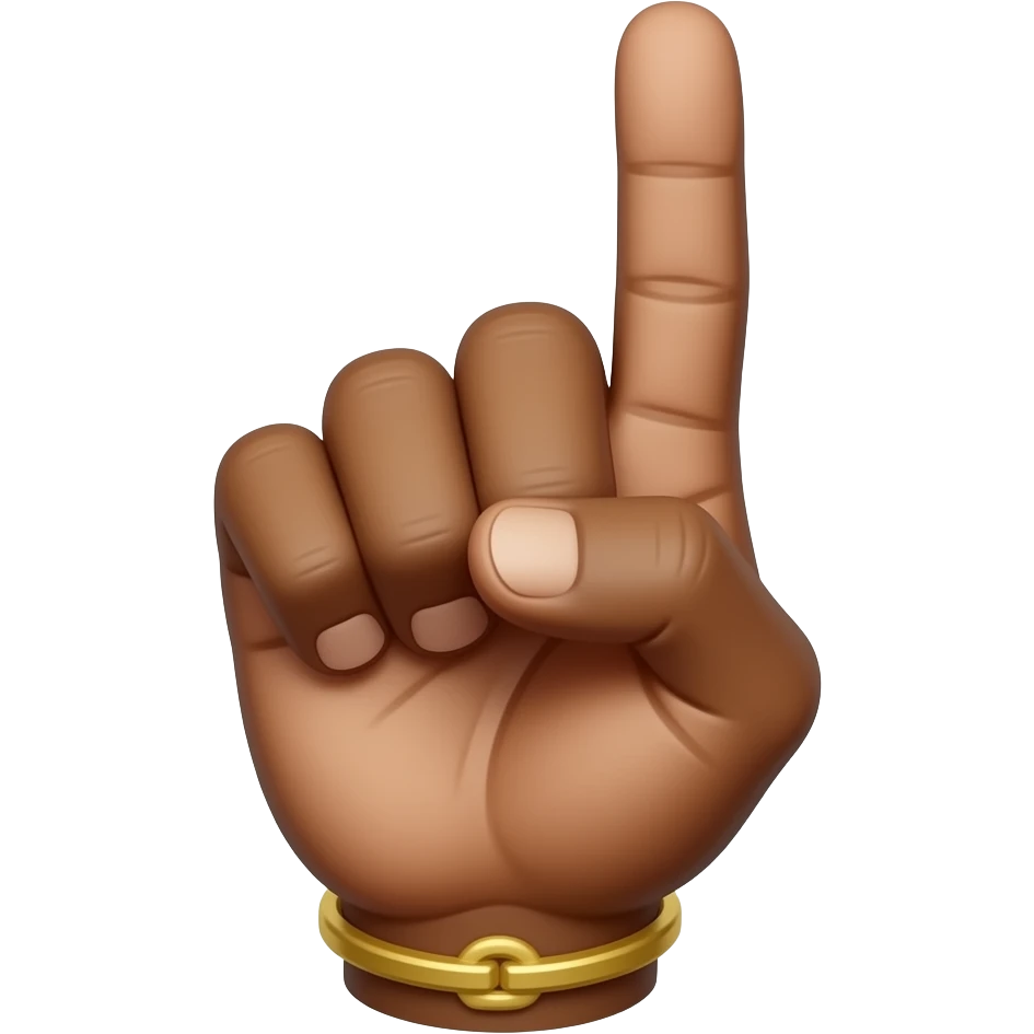 signe de mains du rapeur  jul emoji