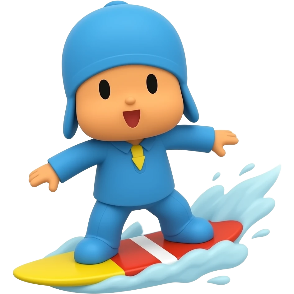 Subway Surf Pocoyo emoji