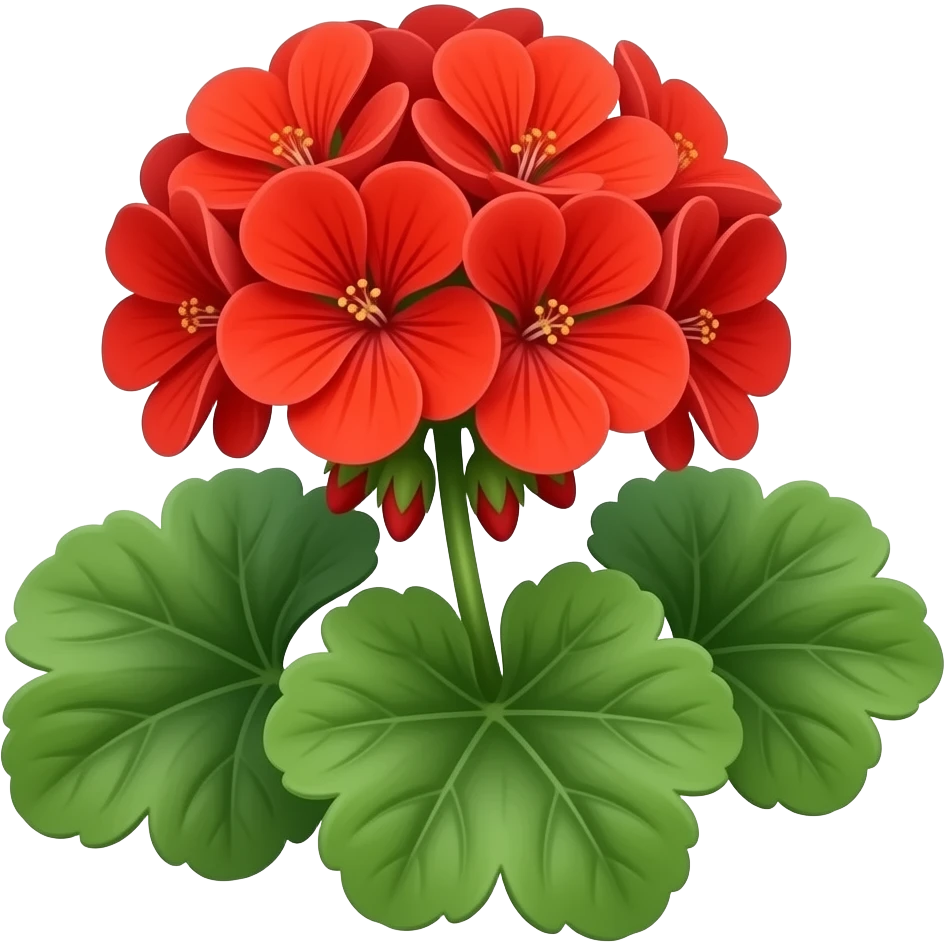 geranium emoji