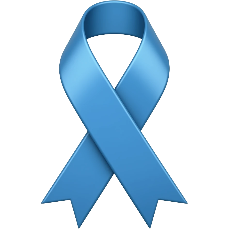 Blue ribbon emoji