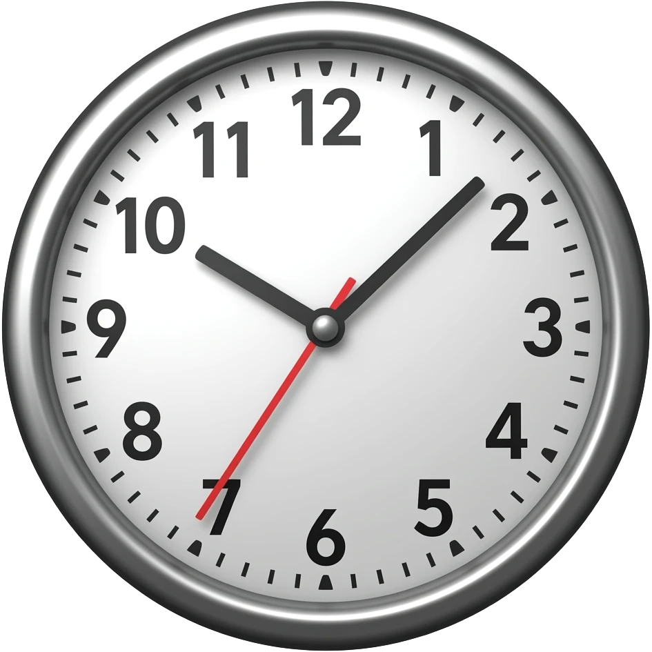 Clock it emoji