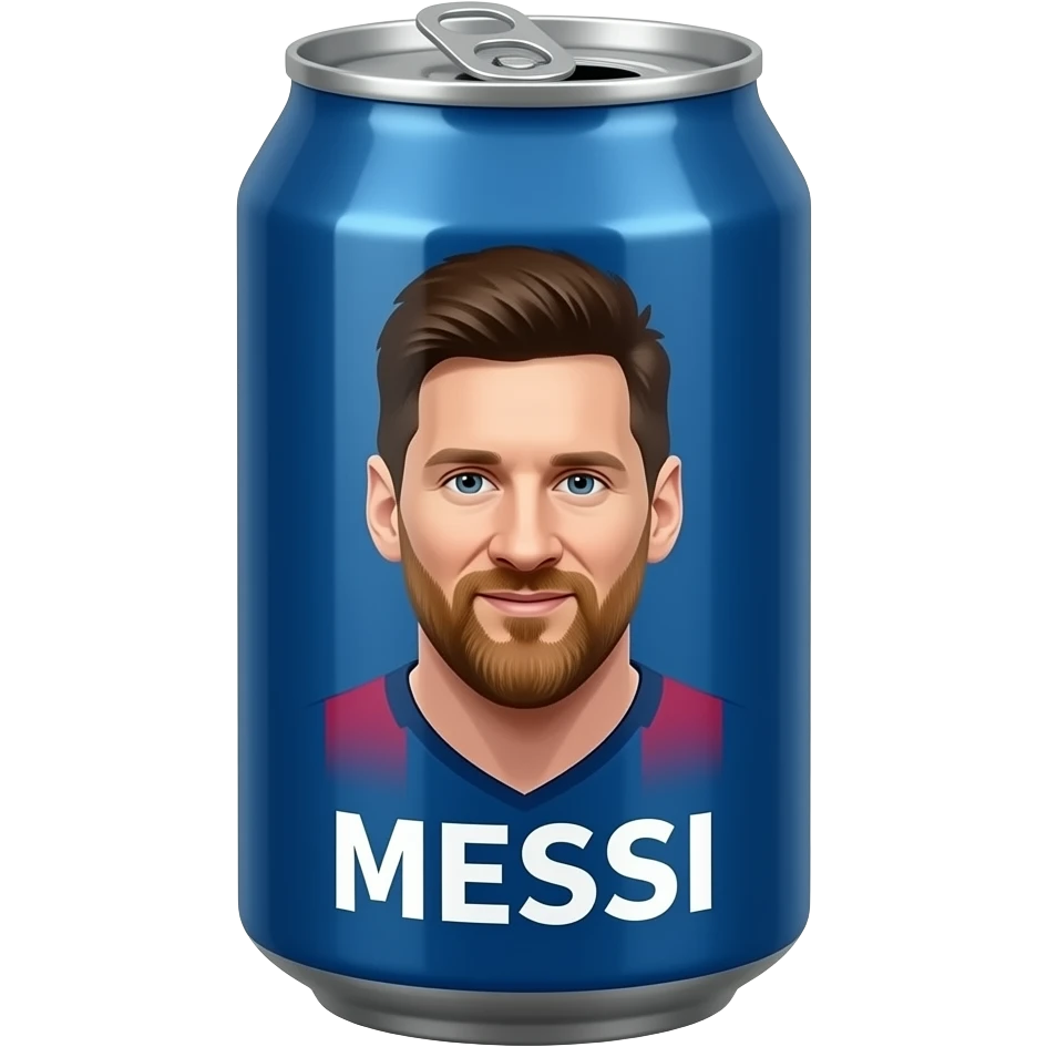 عايز كانز مكتوب عليها Messi و تكون شكل مانزل ببسي emoji