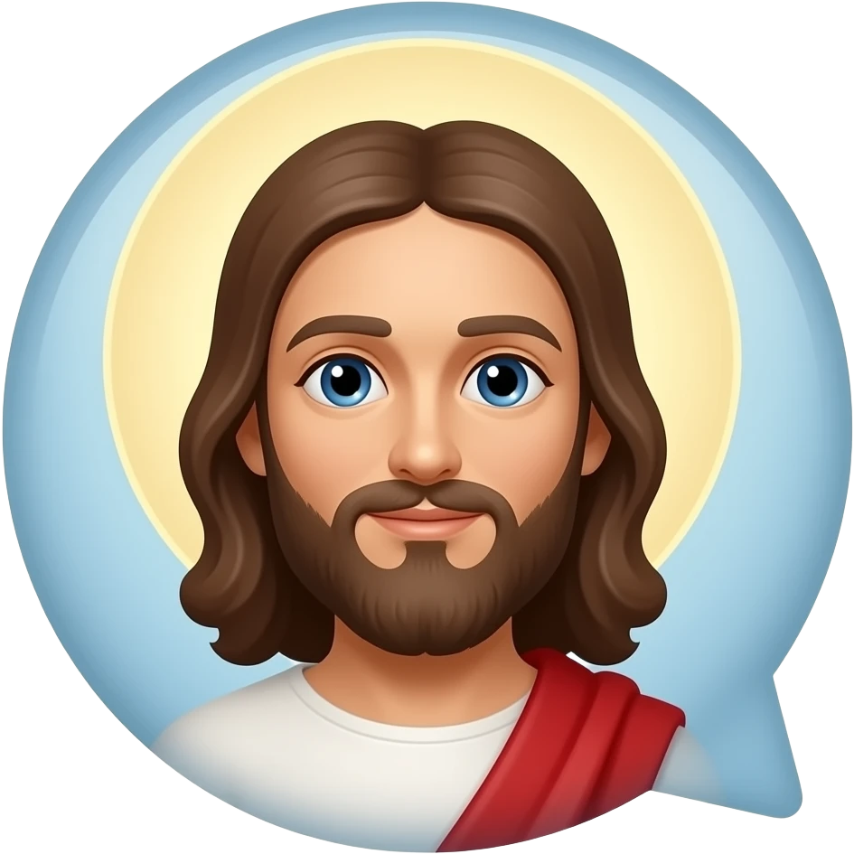 jesus chat bubble emoji