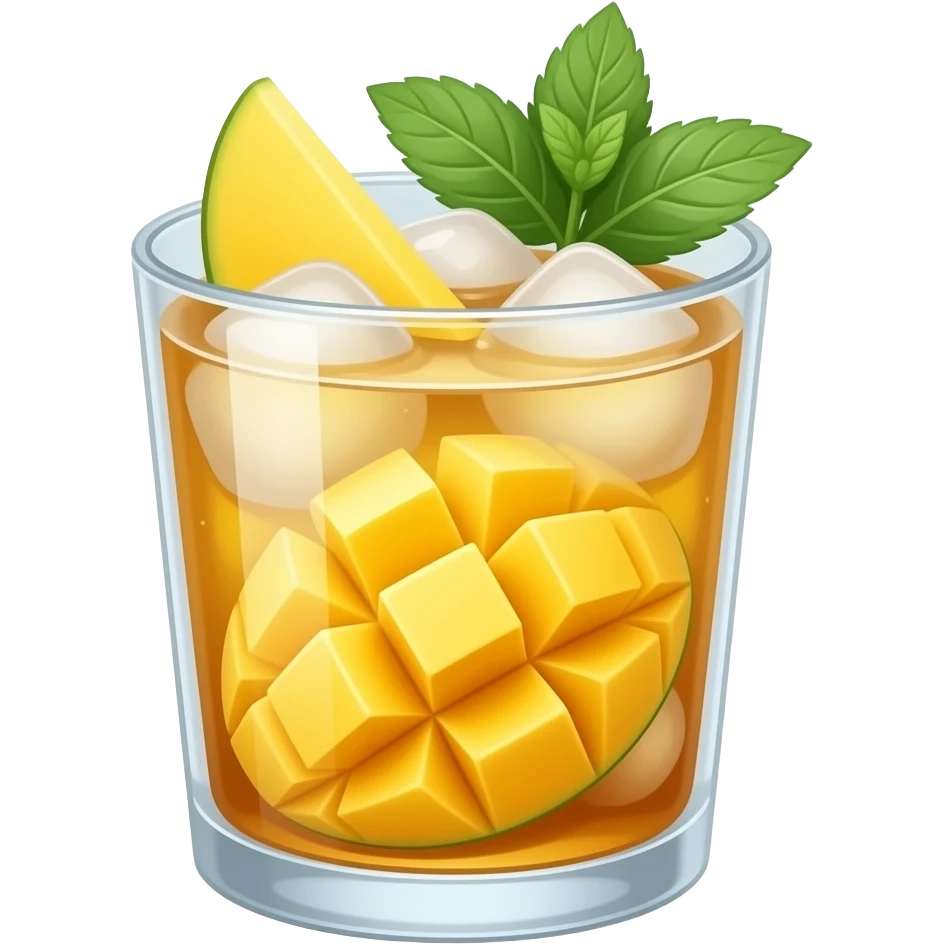 mango iced tea emoji