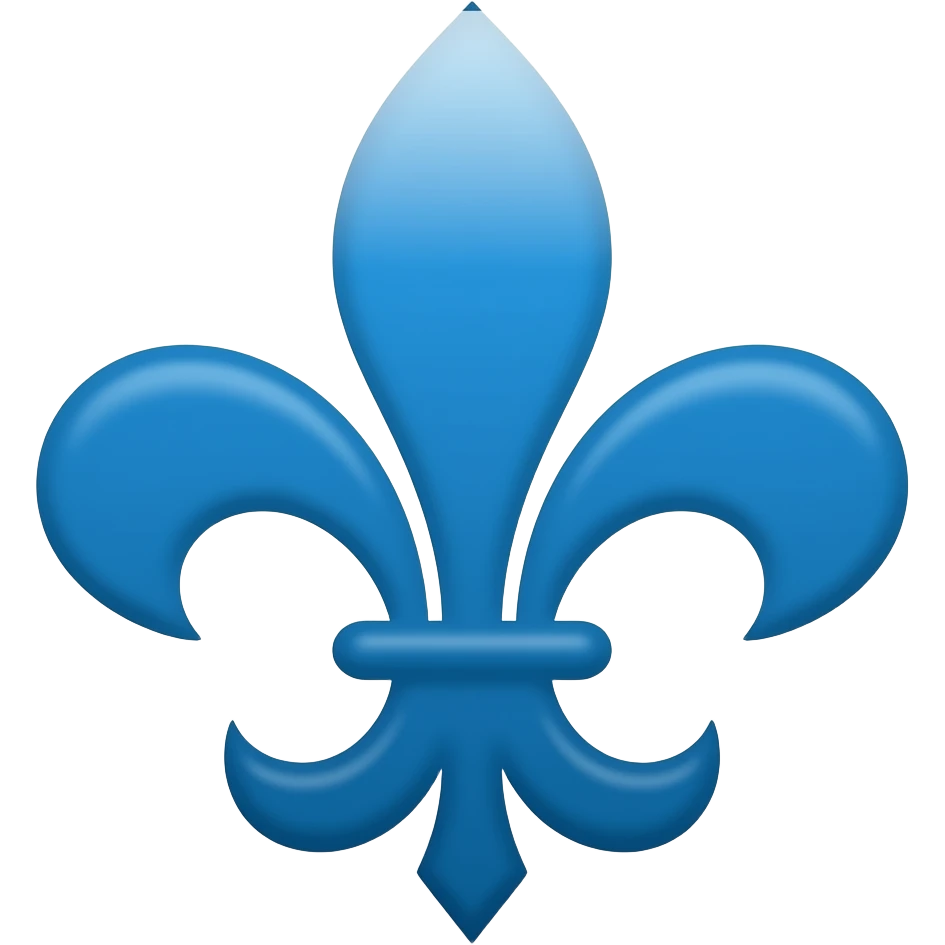 emoji fleur de lys bleue iphone emoji