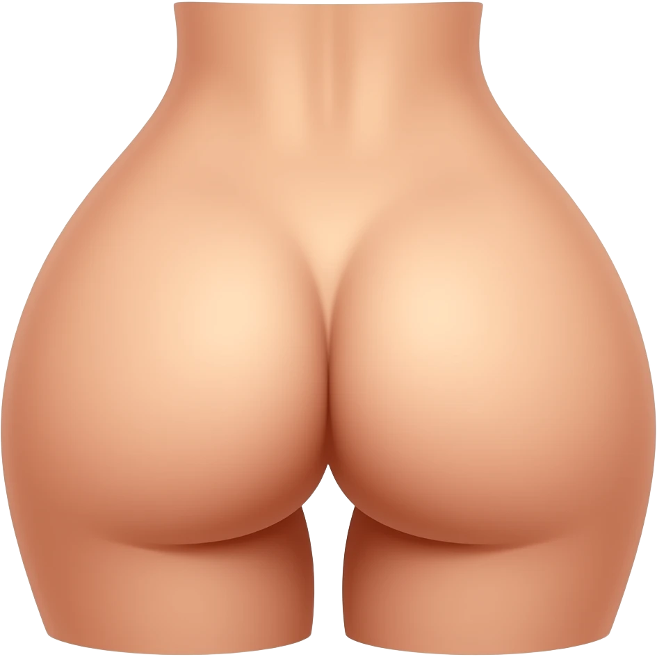 naked booty emoji