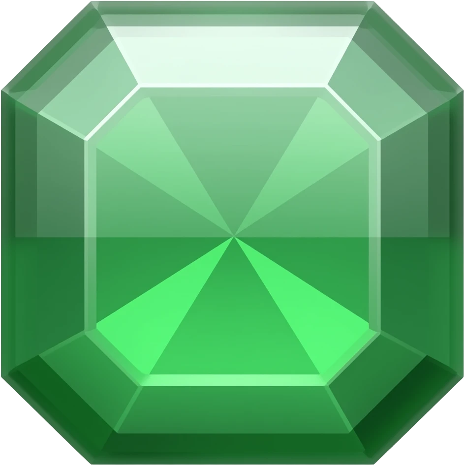 green gem emoji