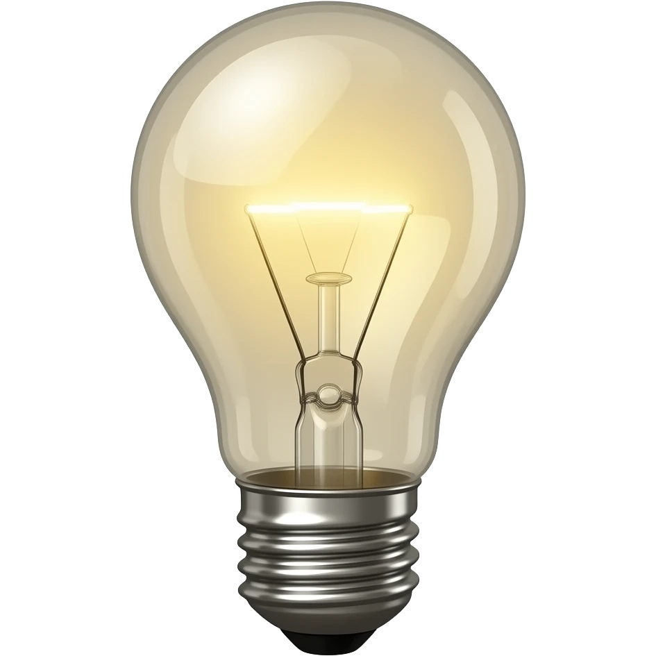 light bulb emoji