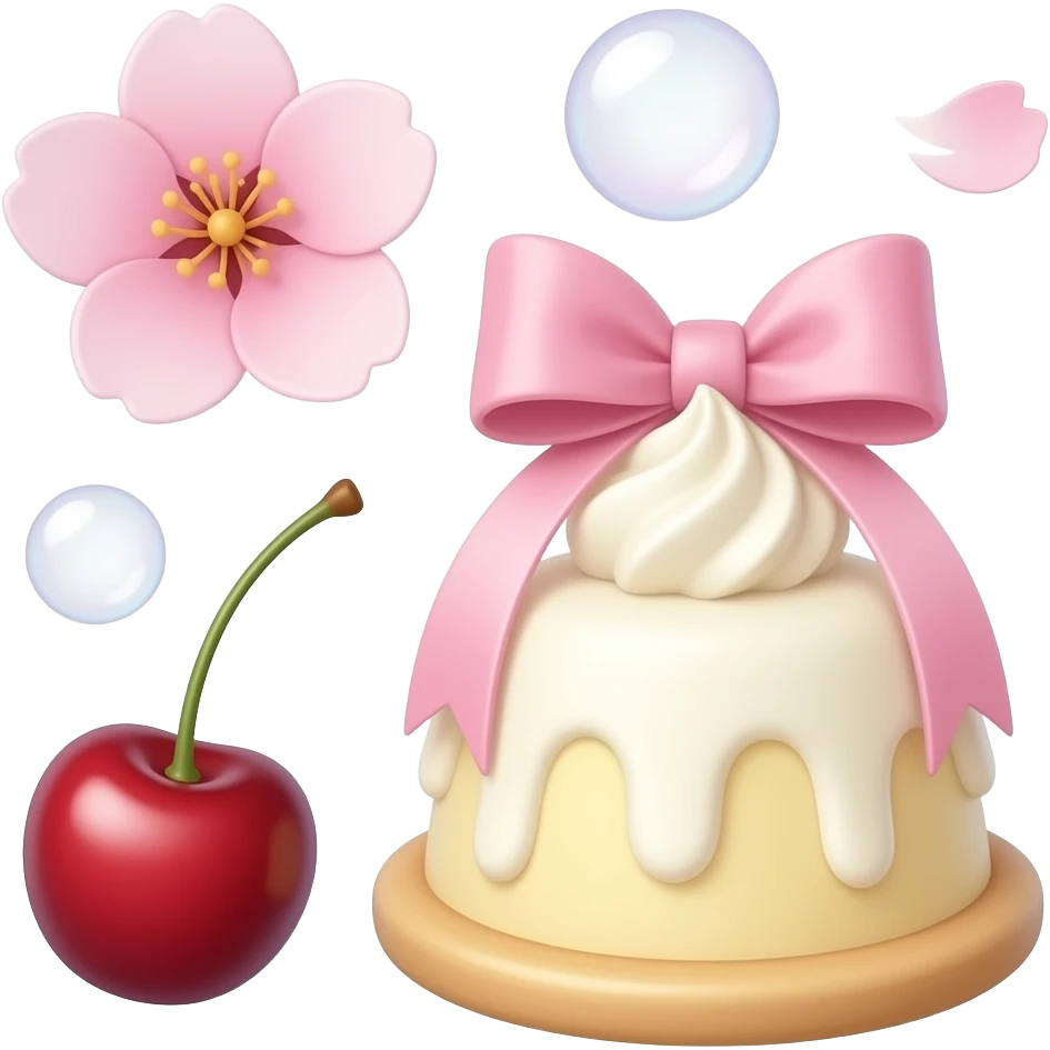 Cutecore🌸🫧🎀🍮 emoji