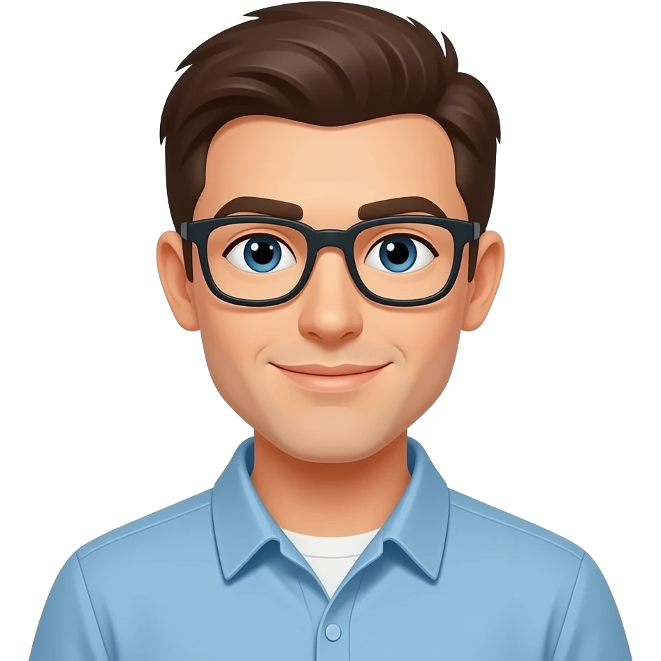 3d style AI tech guy emoji