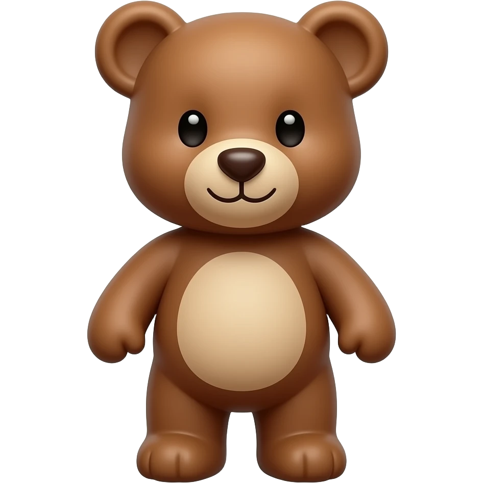 Brown teddy bear emoji