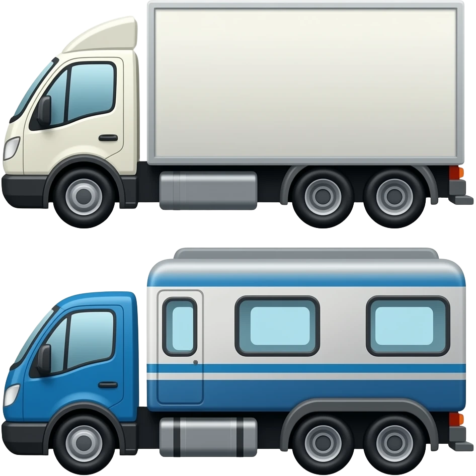 🚛🚃🚃 emoji