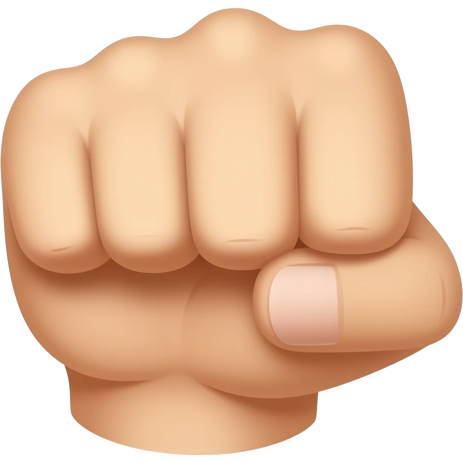 Left Facing Fist emoji