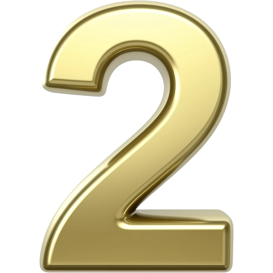 number two emoji