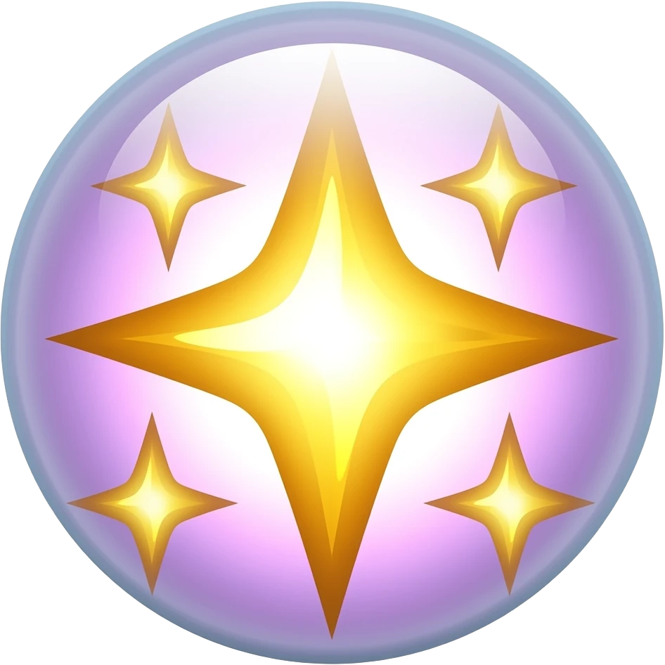 Sparkles emoji