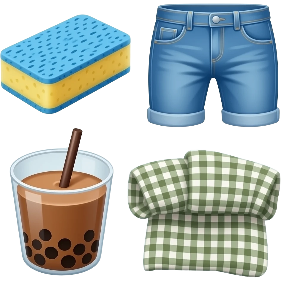 🧽🧋🟫👖 emoji
