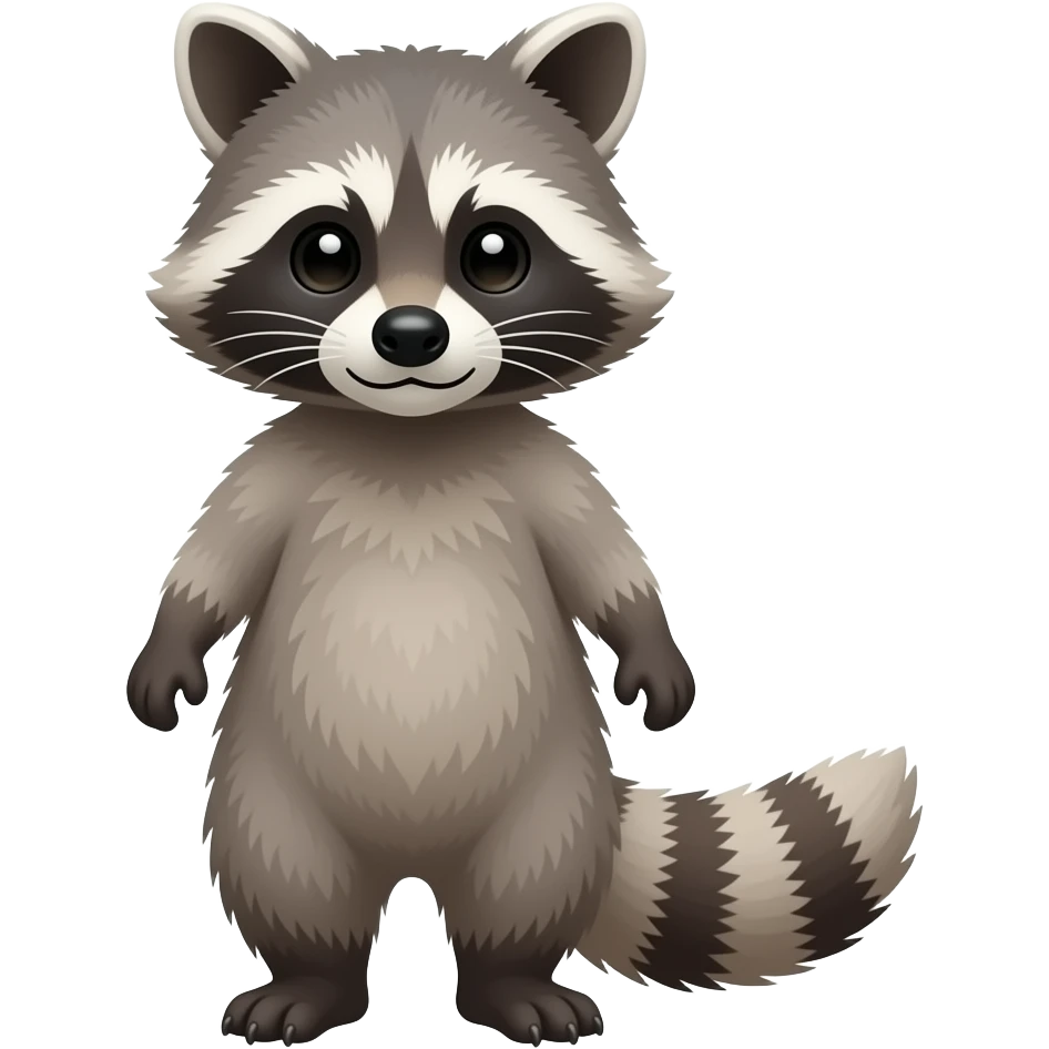 Common raccoon emoji