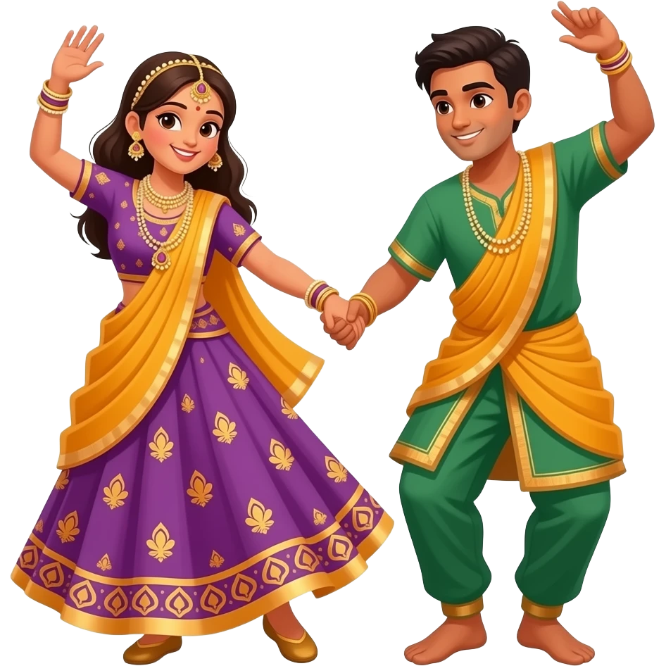 Garba festival emoji