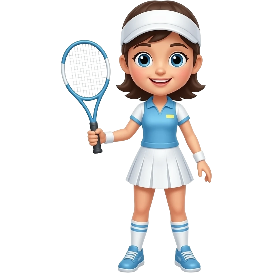 Tennis girl emoji