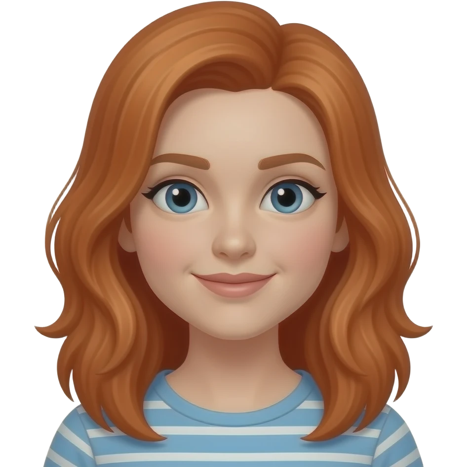 red hair emoji