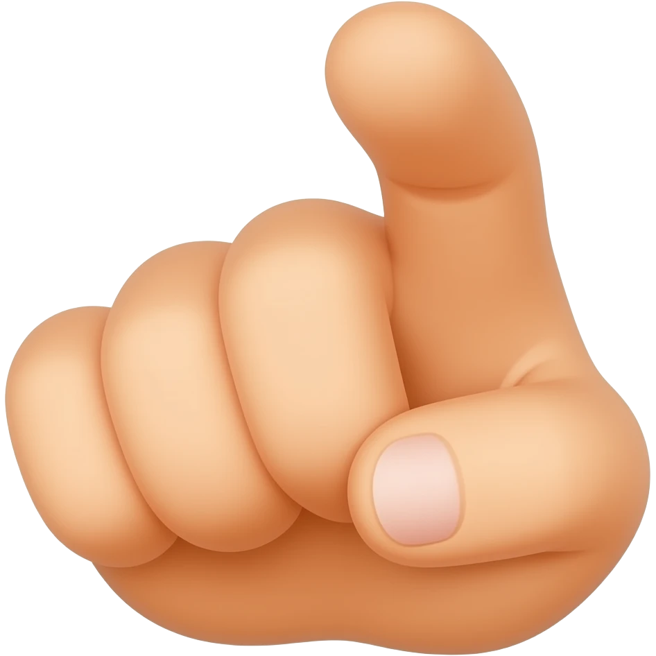 Hear finger emoji