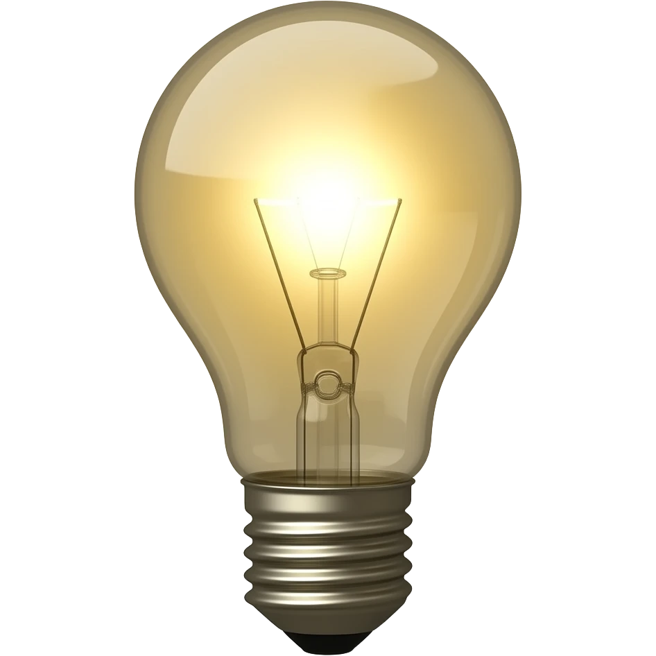 light bulb emoji