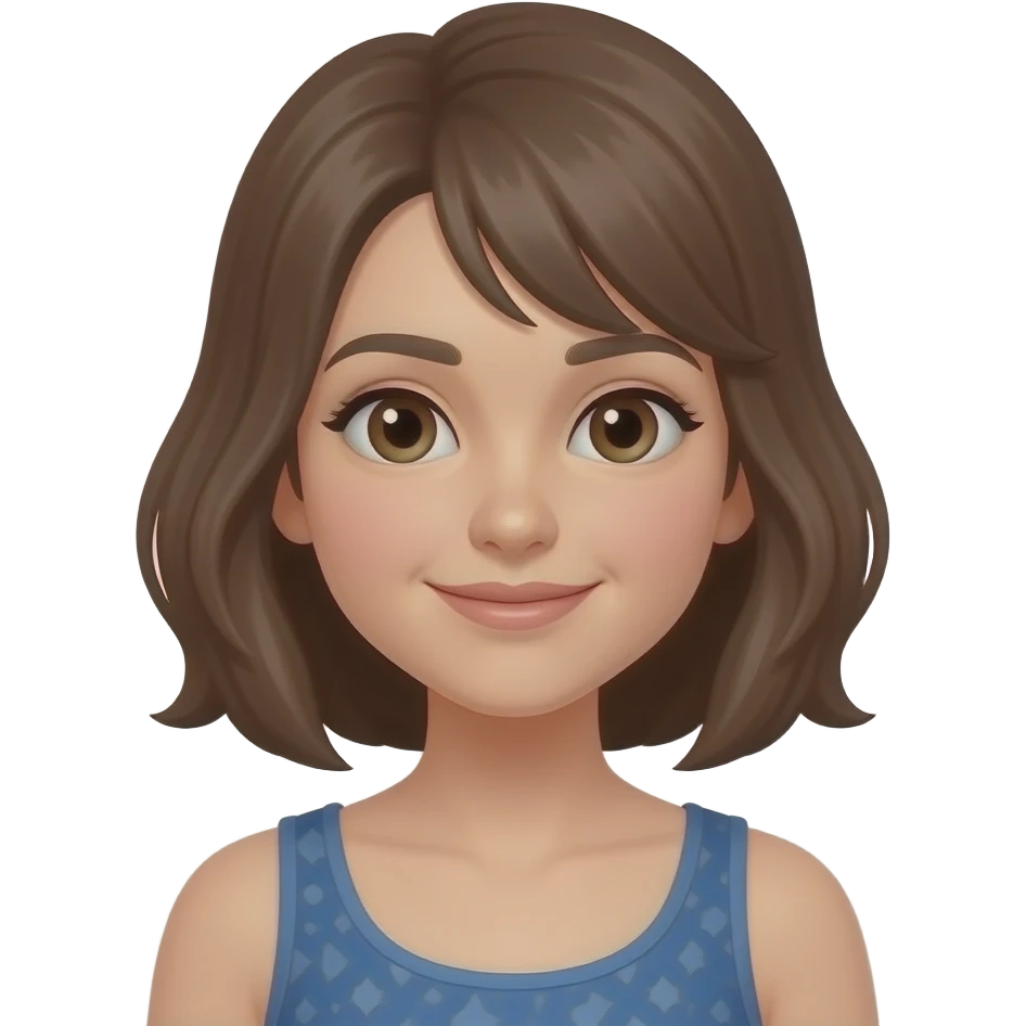 یک دختر سفید پوست emoji