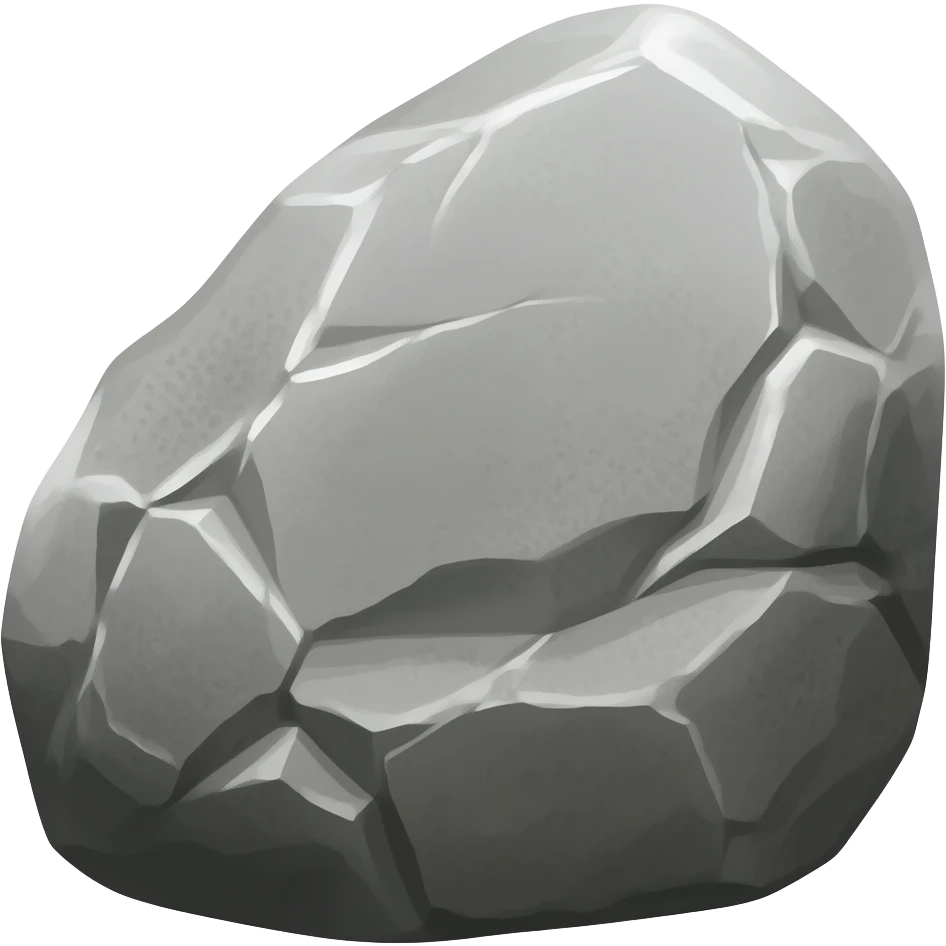 Rock emoji