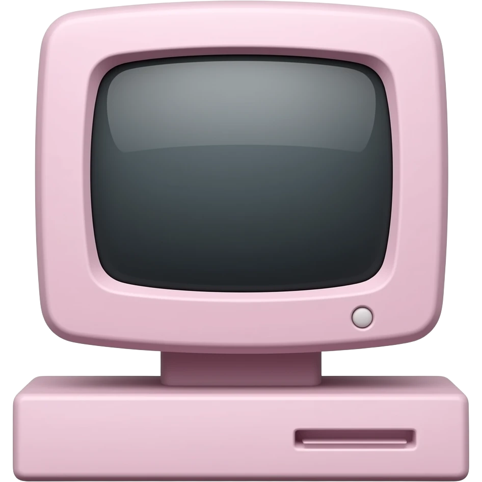 computer pink emoji
