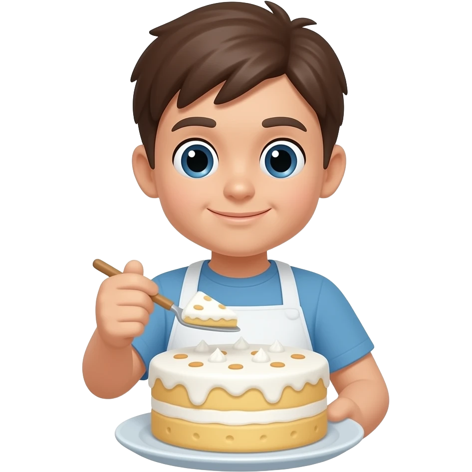 떡으로 케이크를 만드는 나를위한 이모지 만들어줘 emoji