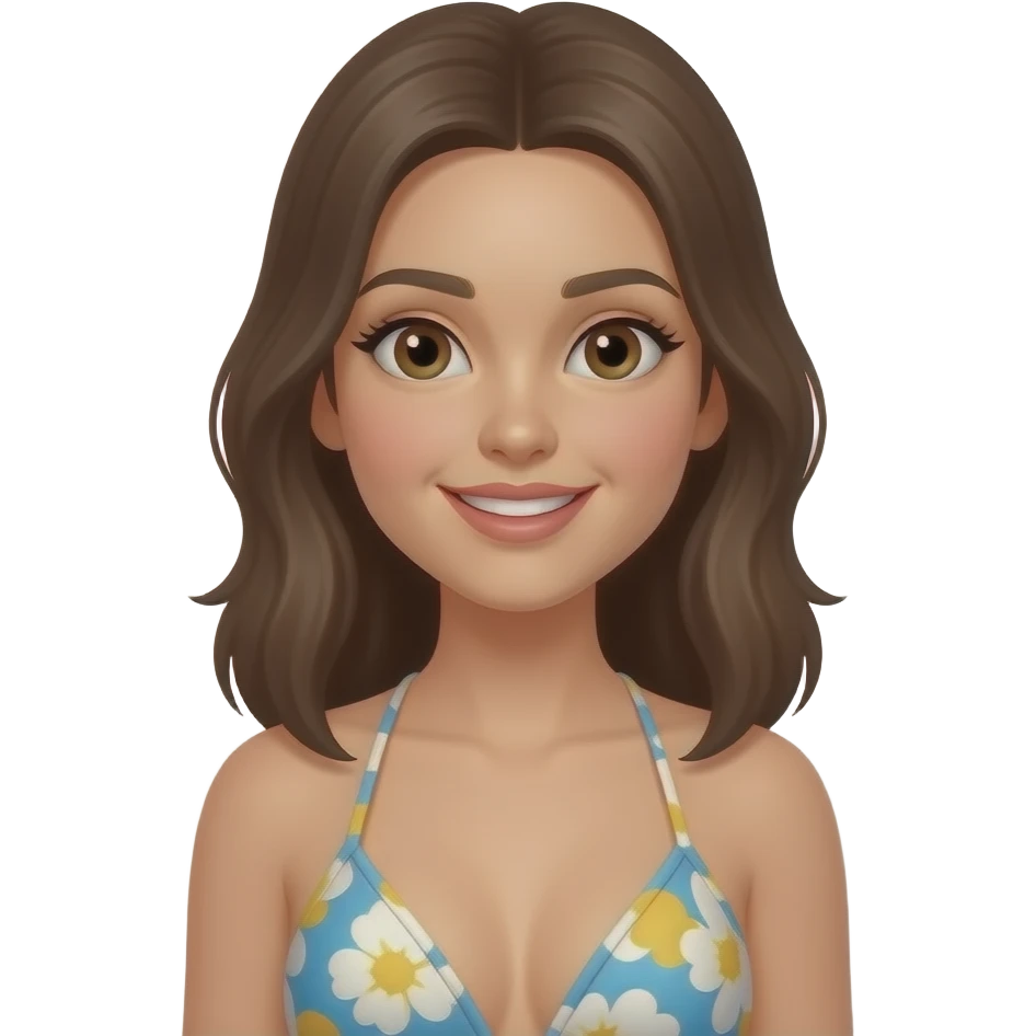 Girl in bikini emoji