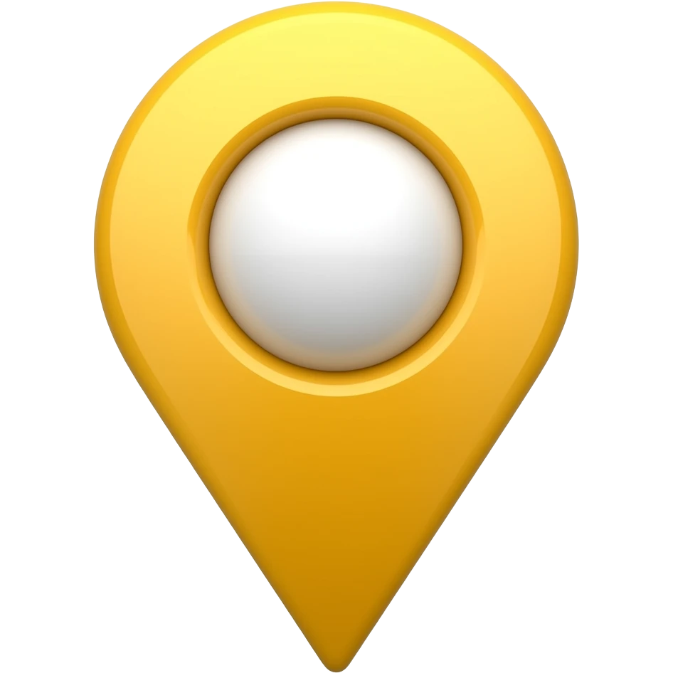 yellow location pin emoji