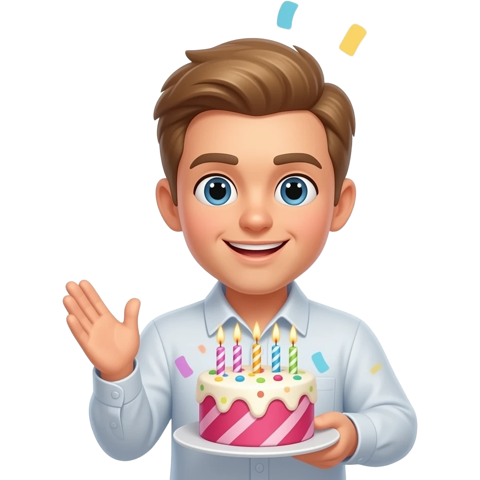 happy birthday emoji