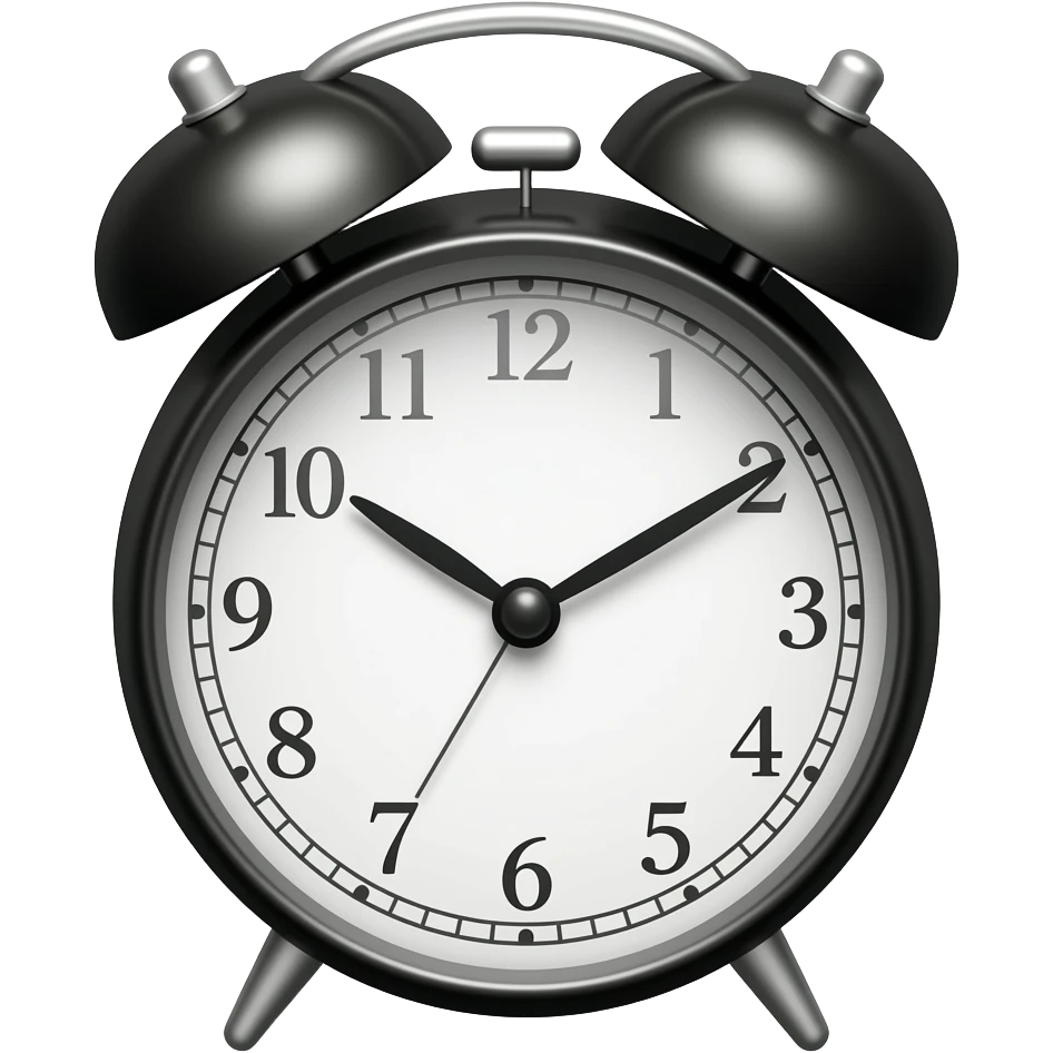 alarm clock emoji