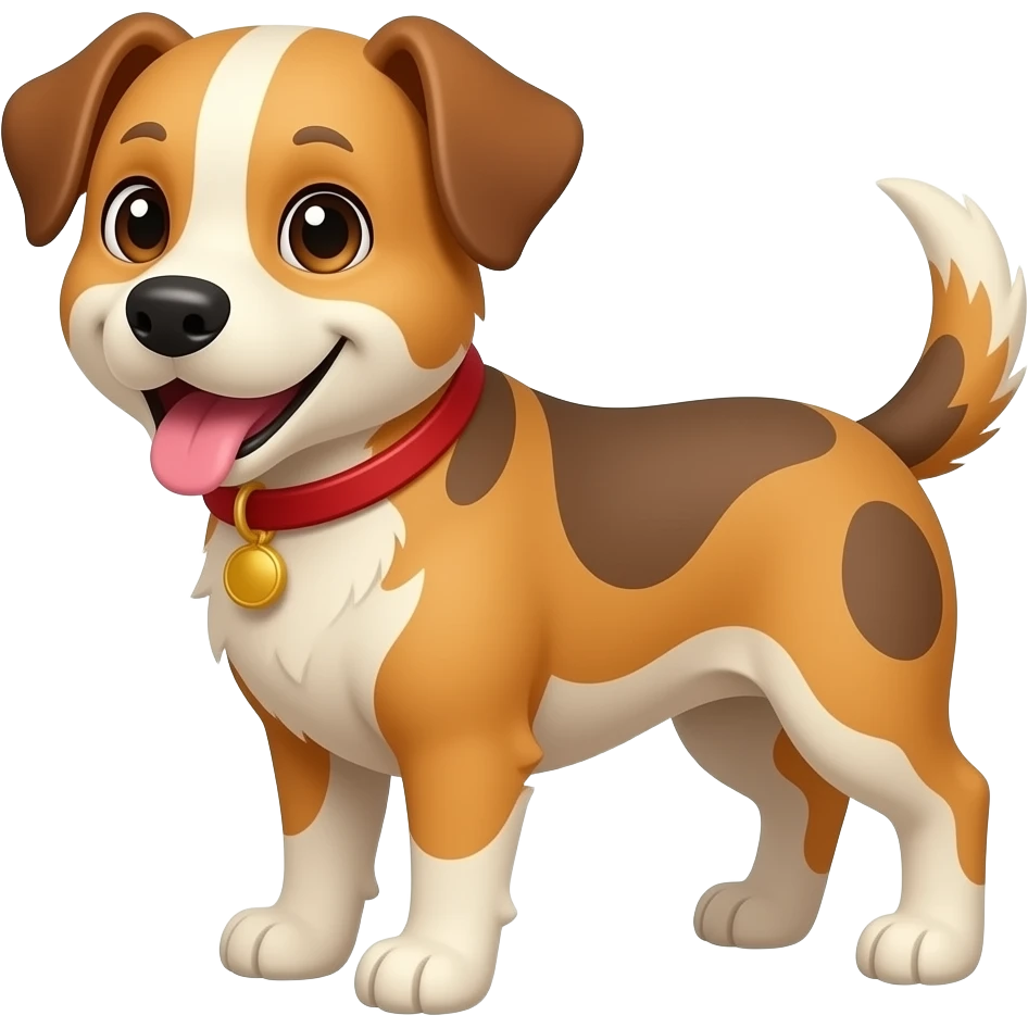 smiling dog emoji