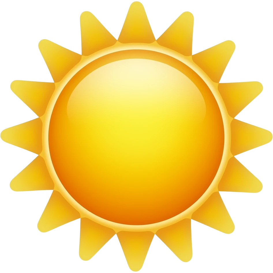 Sun emoji