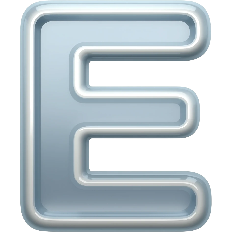 letter E emoji