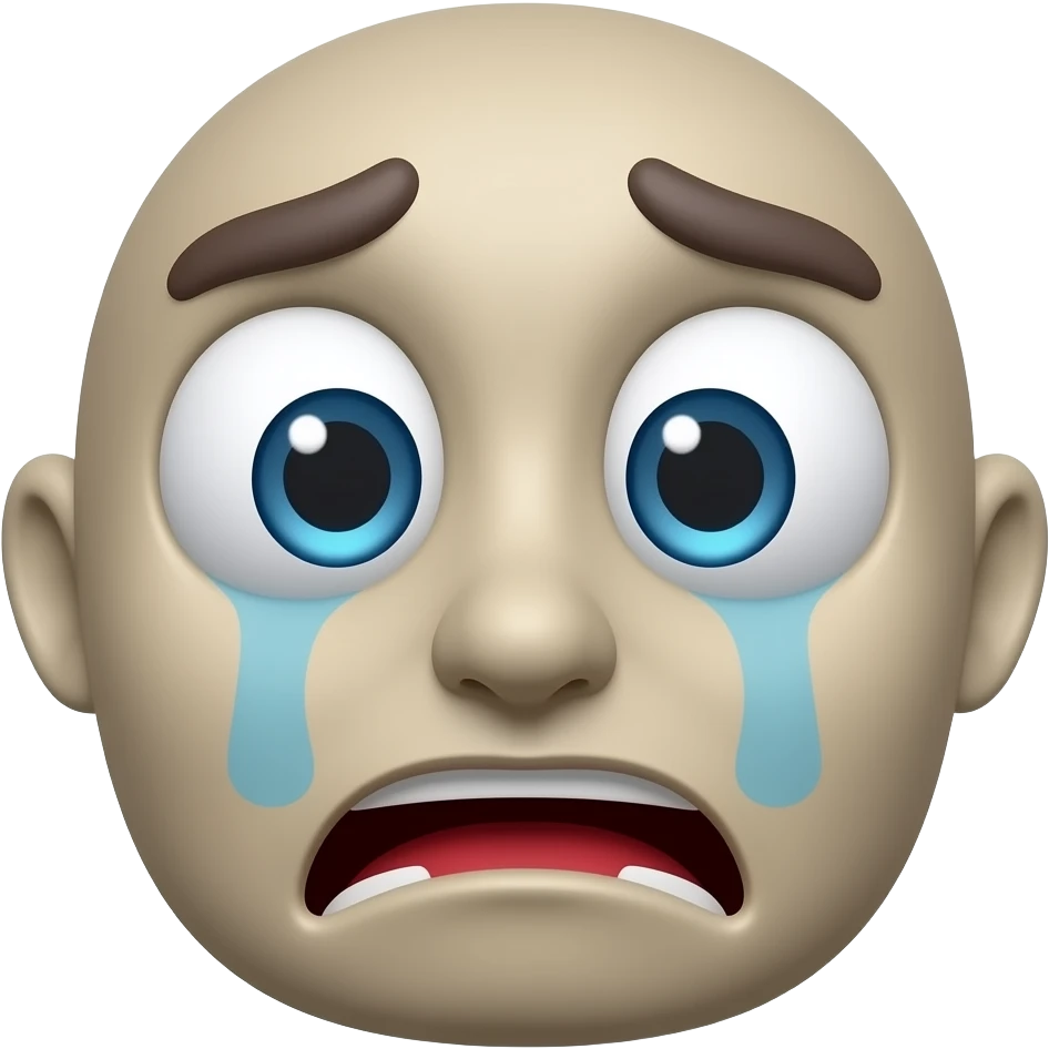 scared face emoji
