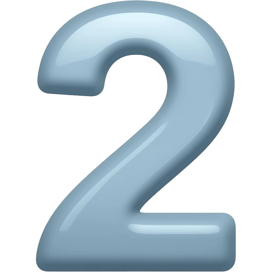 number 2 emoji