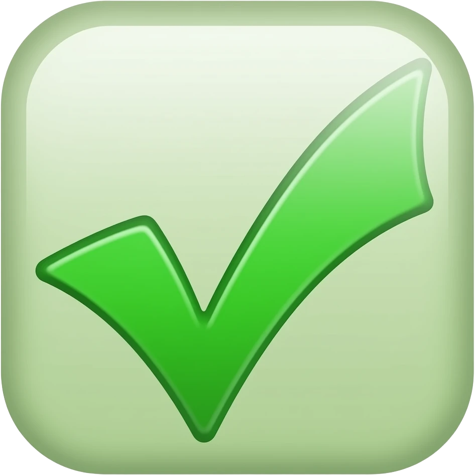 green check emoji