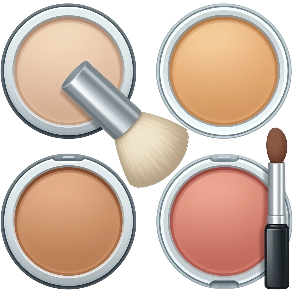 neutral makeup items emoji
