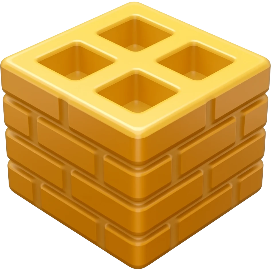 Honeycomb brick emoji
