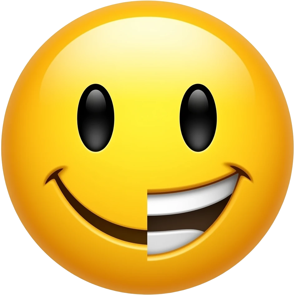 2 in 1 smily emoji