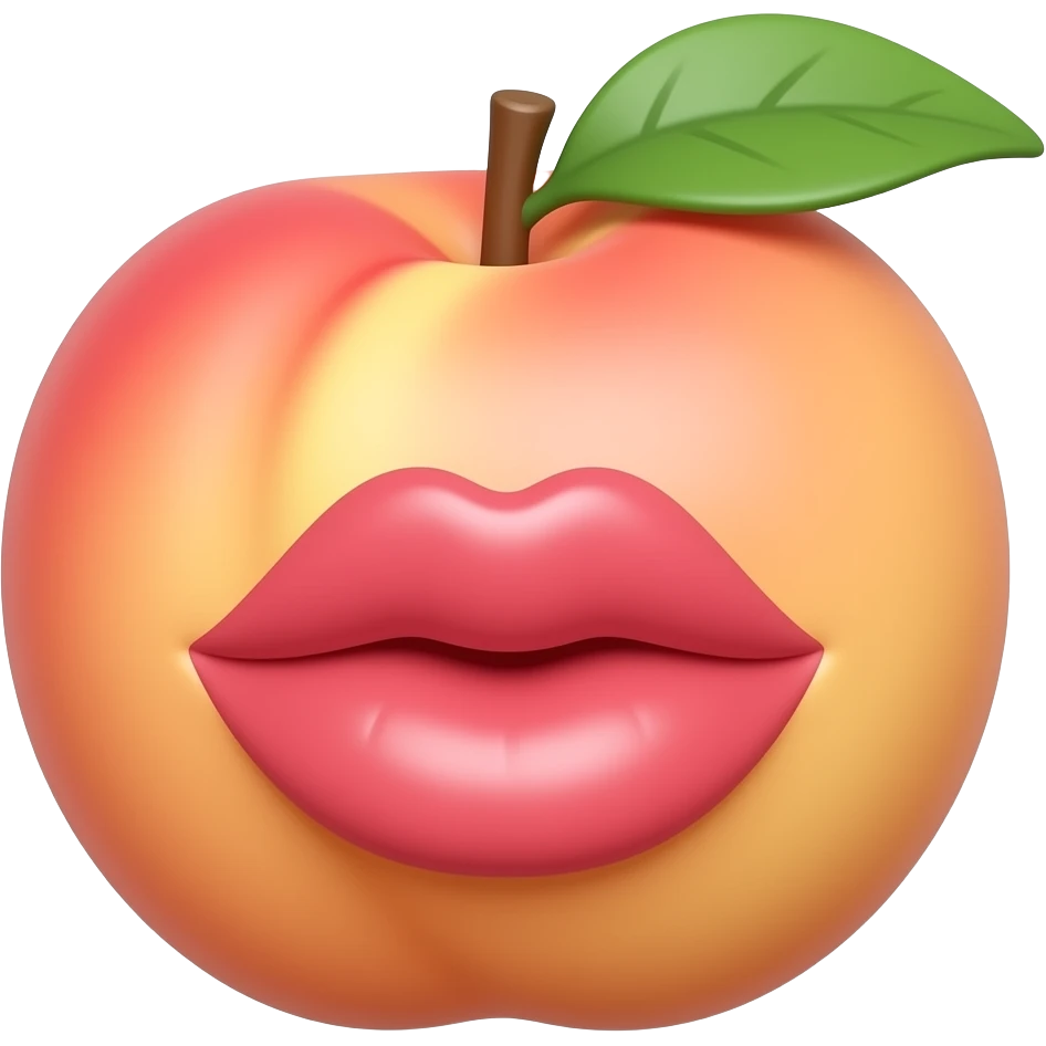 🍑💋👄 emoji