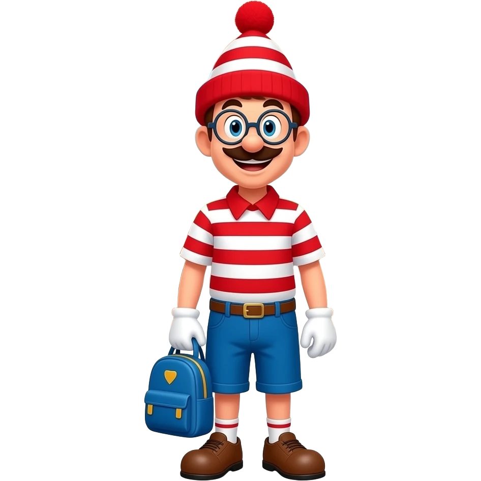 where's waldo emoji